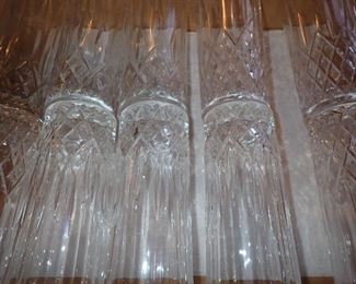 CRYSTAL WATER GLASSES