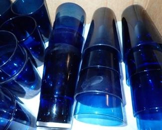 BLUE ASSORTED GLASSES