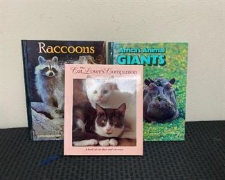 Animal Book Lot Raccoons African Animals Cat Calendar Book National Geographics