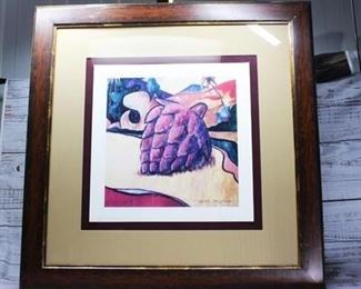 Home Decor Framed Art of an Artichoke by Dexter McGowan