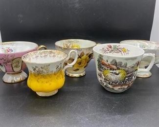 Lot of Miscellaneous Tea Cups China Made in Japan, Royal Albert, More