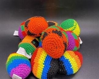 Lot of Multicolored Hacky Sacks