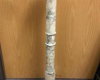 Marble Pillar Plant Display Stand No Top