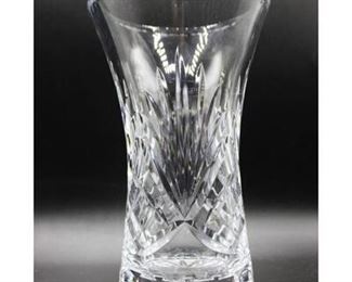 Mikasa Style Etched Designed Lead Crystal Glass Vase