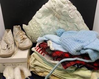 Vintage Lot of Kids Toddler Clothes Shoes