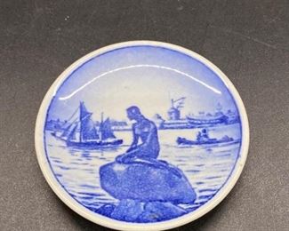 Vintage Royal Copenhagen Langeliline Trinket Miniature Plate