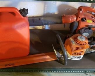 Stihl Trimmer and Husqvana Leaf Blower