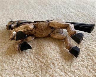 Carved wood horse. Photo 3 of 3. 