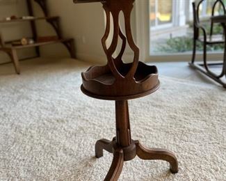 Baker Furniture martini table. Measures 22" H x 12" D. Photo 2 of 3. 