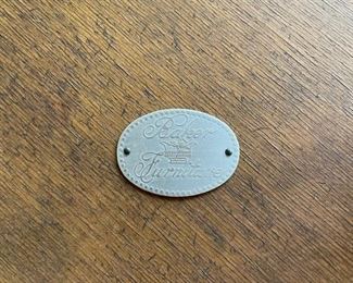 Baker Furniture martini table. Measures 22" H x 12" D. Photo 3 of 3. 