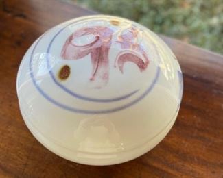 Asian bowl. Signed by artist. Photo 1 of 3. 