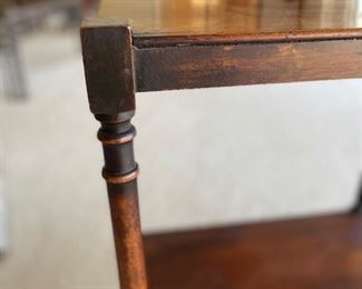 Side table on casters with drawer. Measures 20" W  x 16" D x 26" H. Photo 2 of 3. 