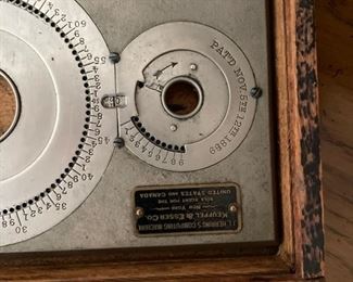 Antique J. L. Herring's Computing Machine. Keuffel & Esser. Photo 3 of 3.