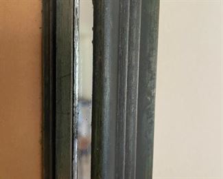 Set of 4 vintage framed panels with Asian bird/aviary motif. Each panel measures 82" H x 30" D. Photo 7 of 7. 