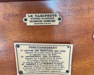 e Taxiphote stereoscope. Brevete S.G.D.G. Circa 1920s. Photo 3 of 3.