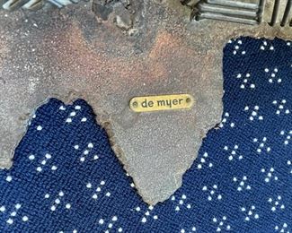 De Myer metal seal sculpture. Measures 38" W x 22" W x 15" D. Photo 3 of 3. 