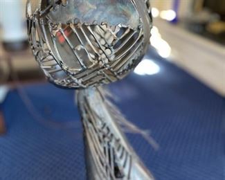 De Myer metal seal sculpture. Measures 38" W x 22" W x 15" D. Photo 2 of 3. 