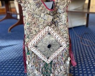 Child's tunic with cowrie shells, Yomud Turkmen, Northern Afghanistan