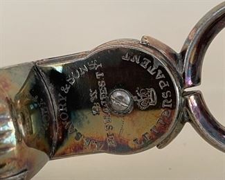 Antique Joseph Rodgers & Sons to His Majesty King George IV scissor style letter opener. Photo 2 of 3. 