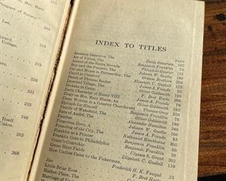 Sample of vintage books. Photo 2 of 2. 