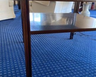 Pair of Dunbar Furniture Corporation side tables. Each measures 27" x 27" x 21" H. Photo 2 of 3. 