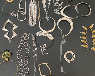 Sample of necklaces. 