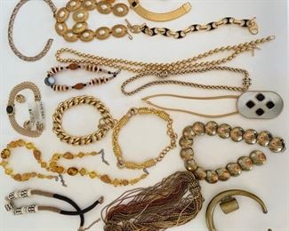 Sample of bracelets and necklaces. 