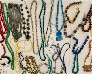 Sample of necklaces. 
