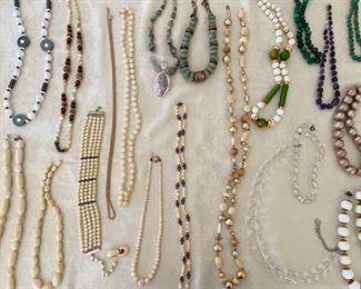 Sample of necklaces. 