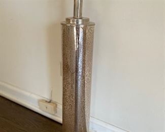 Art Deco smoked glass table lamp - 2 available. 