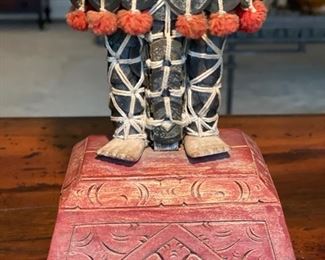 Hand-carved Hindu Goddess. Measures 20" H. Photo 3 of 4. 