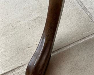 Vintage flip-top pie table. Measures 24" W x 16" W x 27.5" H. Photo 3 of 3. 