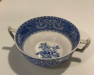 Set of 12 Spode Footed Cream Soup Bowl & Saucer Set. Circa 1950s Photo 1 of 2. 