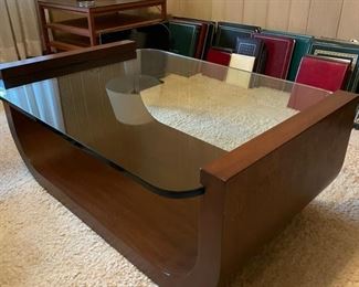 Vintage Art Deco cocktail table. Measures 42" W X 30" D X 17" H. Photo 2 of 2. 