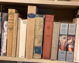 Sample of vintage books. 