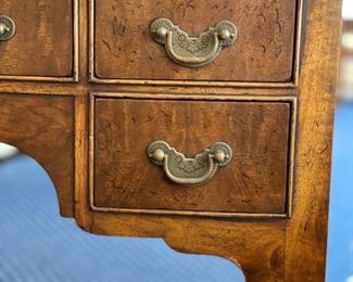 Antique Chippendale-style writing desk. Measures 36" W x 19.5" D x 29" H. Photo 2 of 3. 