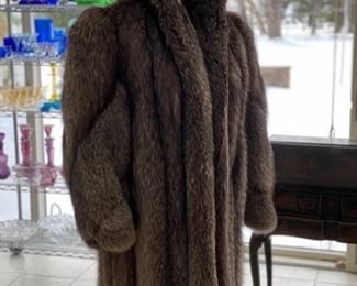 Vintage Raccoon Fur Coat. Size S. Photo 1 of 3.