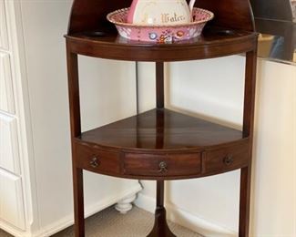 Antique Ice Water pitcher with under plate and stand. Photo 2 of 2. 