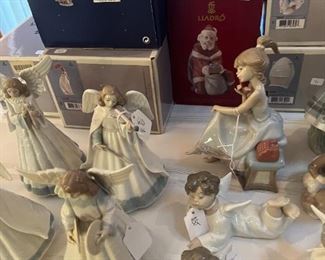 huge Lladro collection some in boxes some without. Boxes are in the images