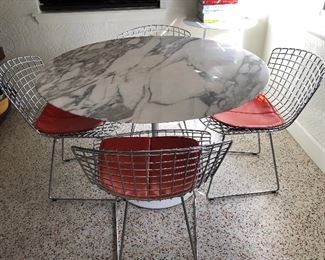 Mid Century Modern dinette table and chairs.  The SET is available for pre sale purchase