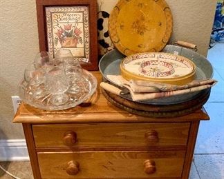 Small chest with more decor