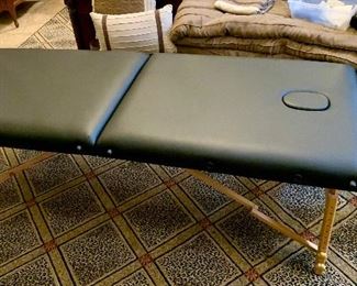 Adjustable folding massage table…like new