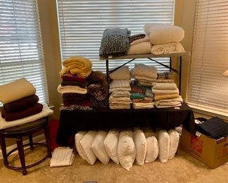 Nice selection of linens