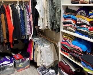 Lots of Eileen Fisher & Talbots clothing 