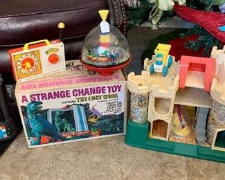 Collectible vintage games and toys