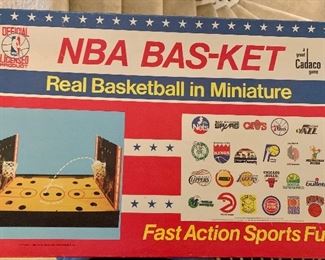 Vintage NBA basketball game
