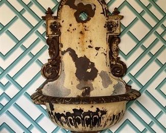 Antique Metal wall mount Fountain

