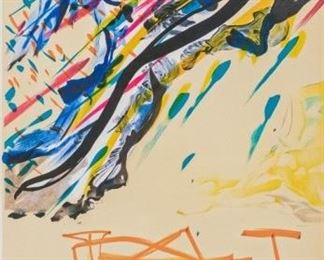 108	After Salvador Dali Lithograph Angel  After Salvador Dali (Spanish, 1904–1989). Lithograph of an angel. Signed in the plate and pencil signed lower right, and numbered in pencil in the lower margin 87/250. 21 3/4" x 15 1/2" (with frame 40 1/2" x 31")