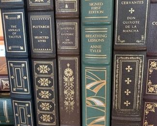 Vintage Hardback Books: The Annals of Tacitus, Plutarch, Aristotle, Breathing Lessons, Cervantes
