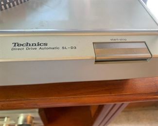Vintage Technics Turntable SL-D3